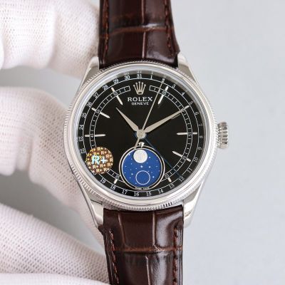 R Factory ROLEX Cellini Replica with Black Dial Cal.3195 Movement Top Level Black 39*13.2MM Watch